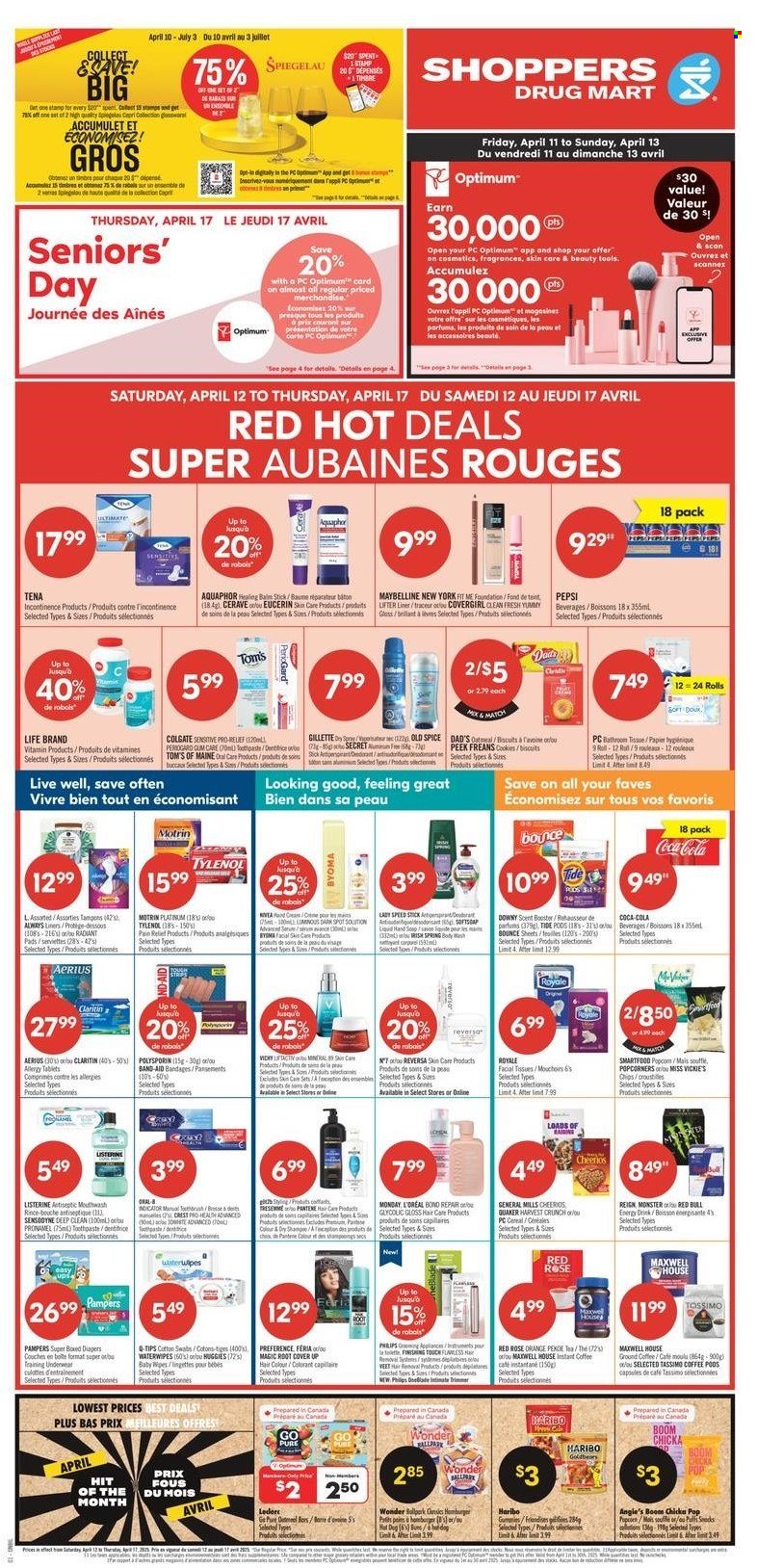 Shoppers Drug Mart flyer - April 12, 2025 - April 17, 2025. Page 1