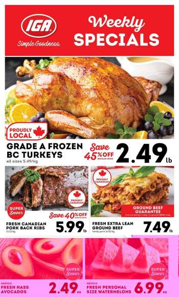 IGA Simple Goodness Flyer - April 11, 2025 - April 17, 2025.