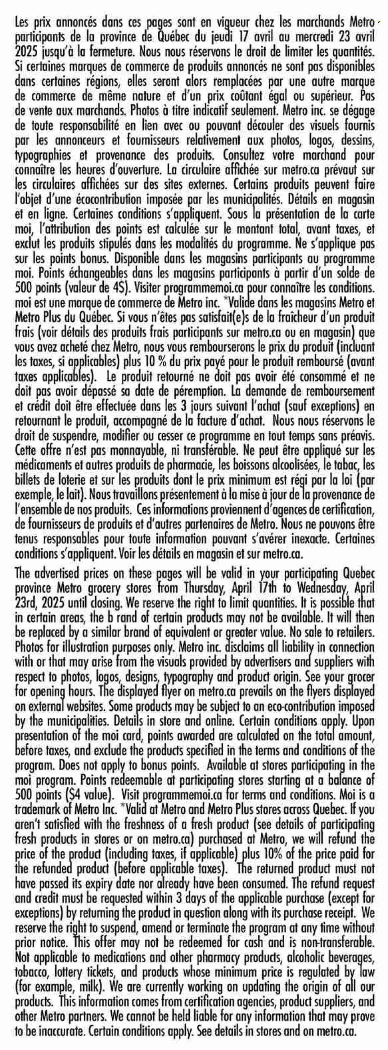 Metro flyer - April 17, 2025 - April 23, 2025. Page 24