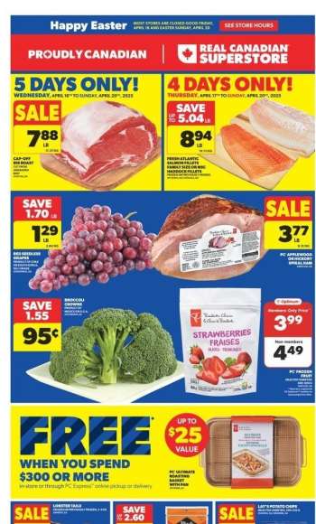 Circulaire Real Canadian Superstore - 17 Avril 2025 - 23 Avril 2025.