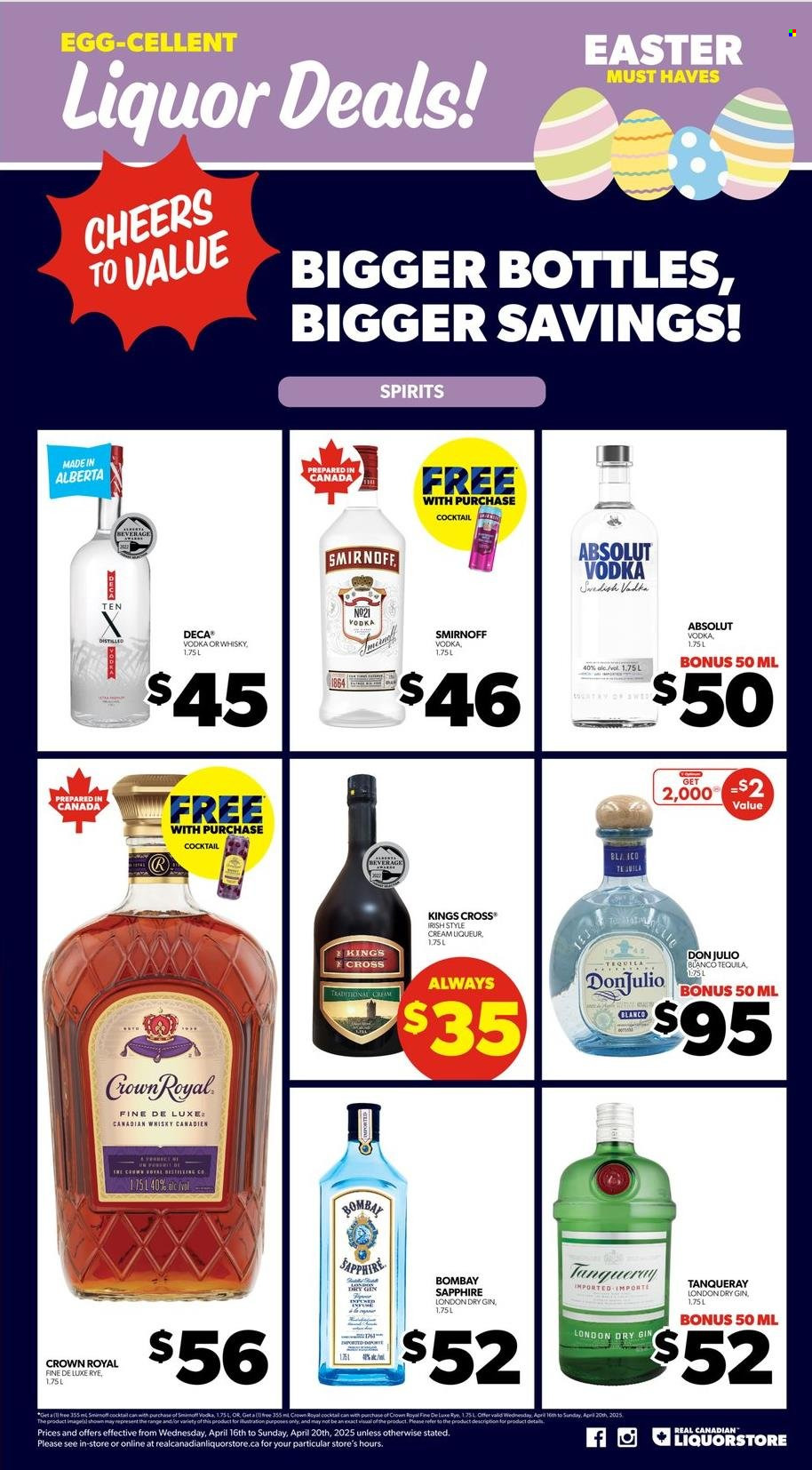 Real Canadian Liquorstore flyer - April 16, 2025 - April 20, 2025. Page 3