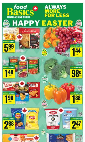 Circulaire Food Basics - 17 Avril 2025 - 23 Avril 2025.