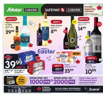 Circulaire Sobeys Liquor - 17 Avril 2025 - 23 Avril 2025.