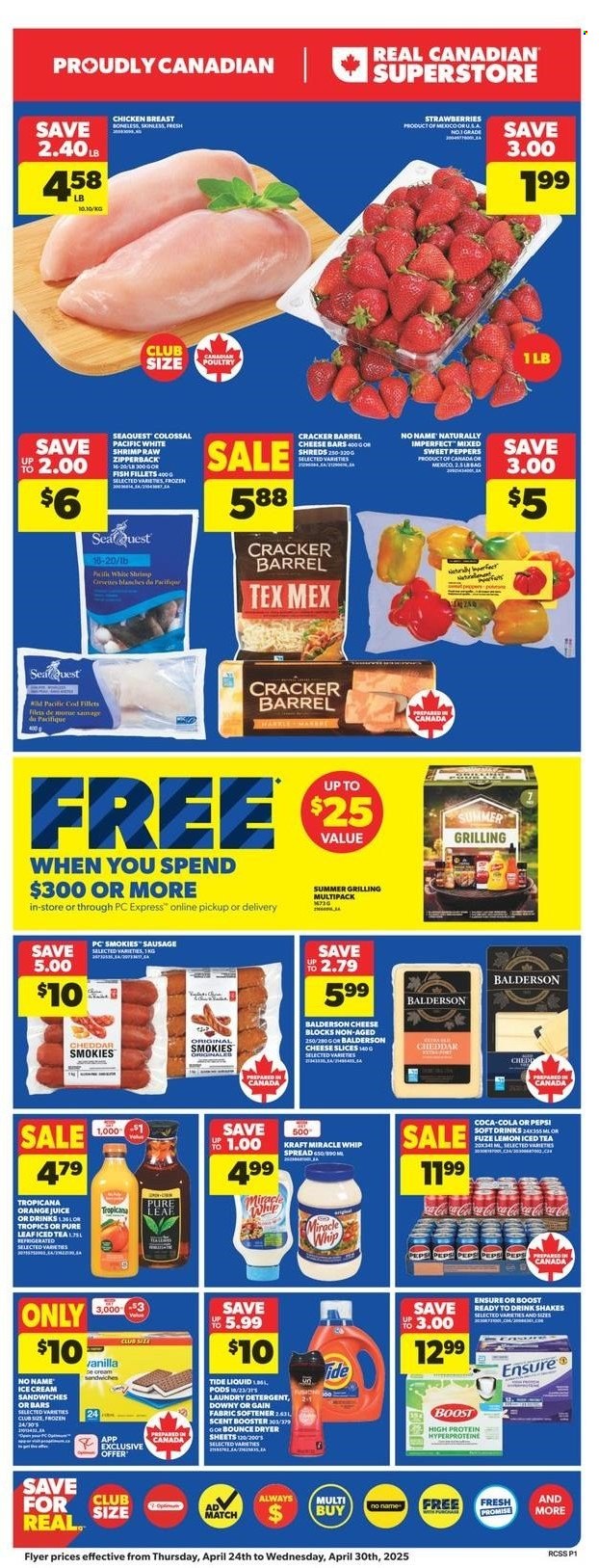 Real Canadian Superstore flyer - April 24, 2025 - April 30, 2025. Page 1