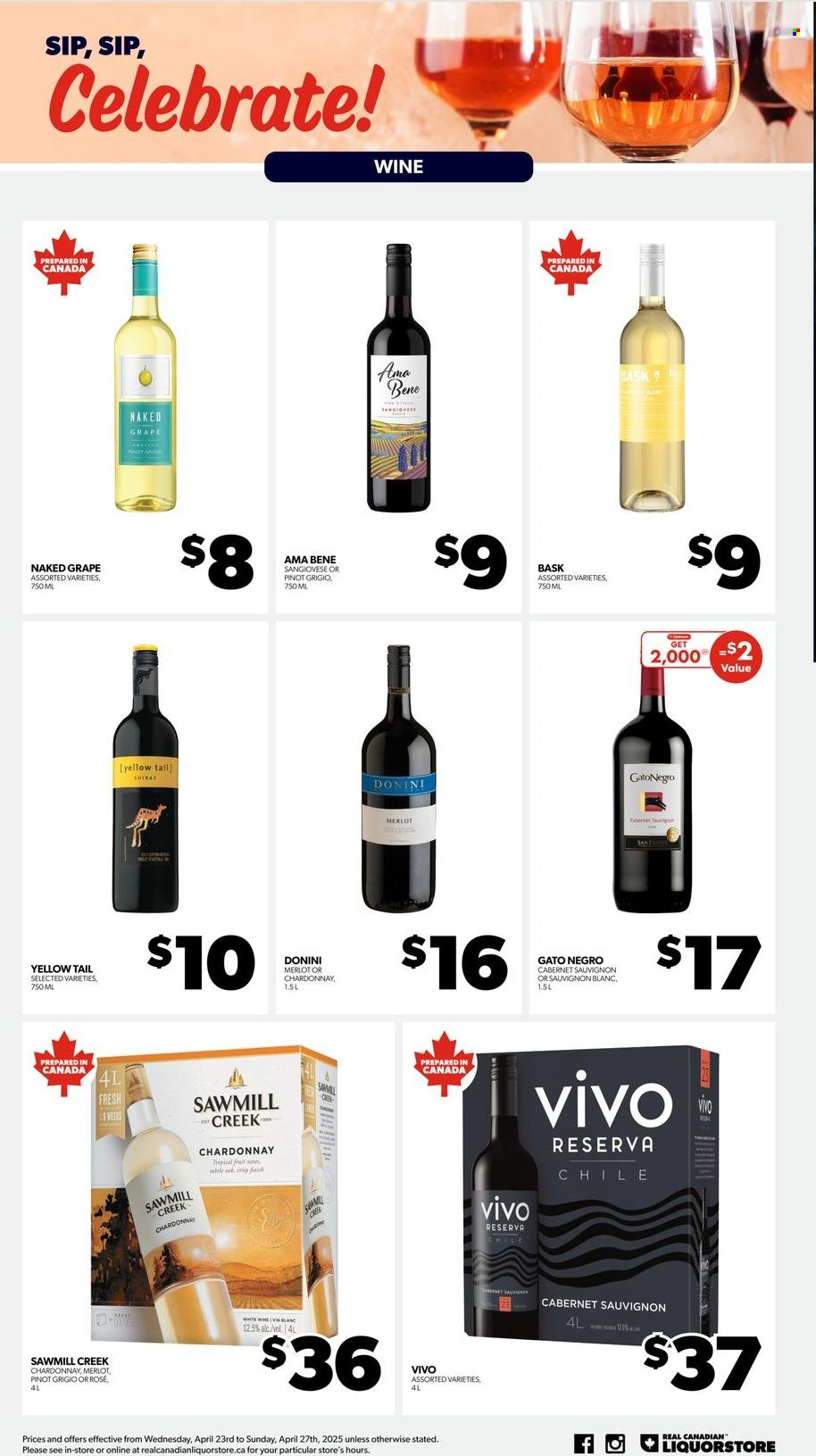 Real Canadian Liquorstore flyer - April 23, 2025 - April 27, 2025. Page 2