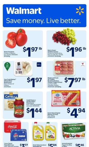 Circulaire Walmart - 24 Avril 2025 - 30 Avril 2025.