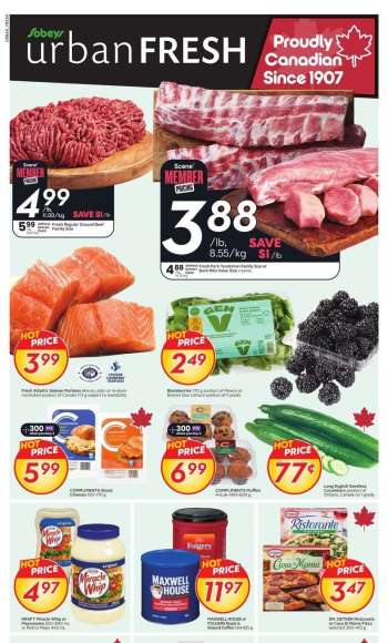 Circulaire Sobeys Urban Fresh - 24 Avril 2025 - 30 Avril 2025.