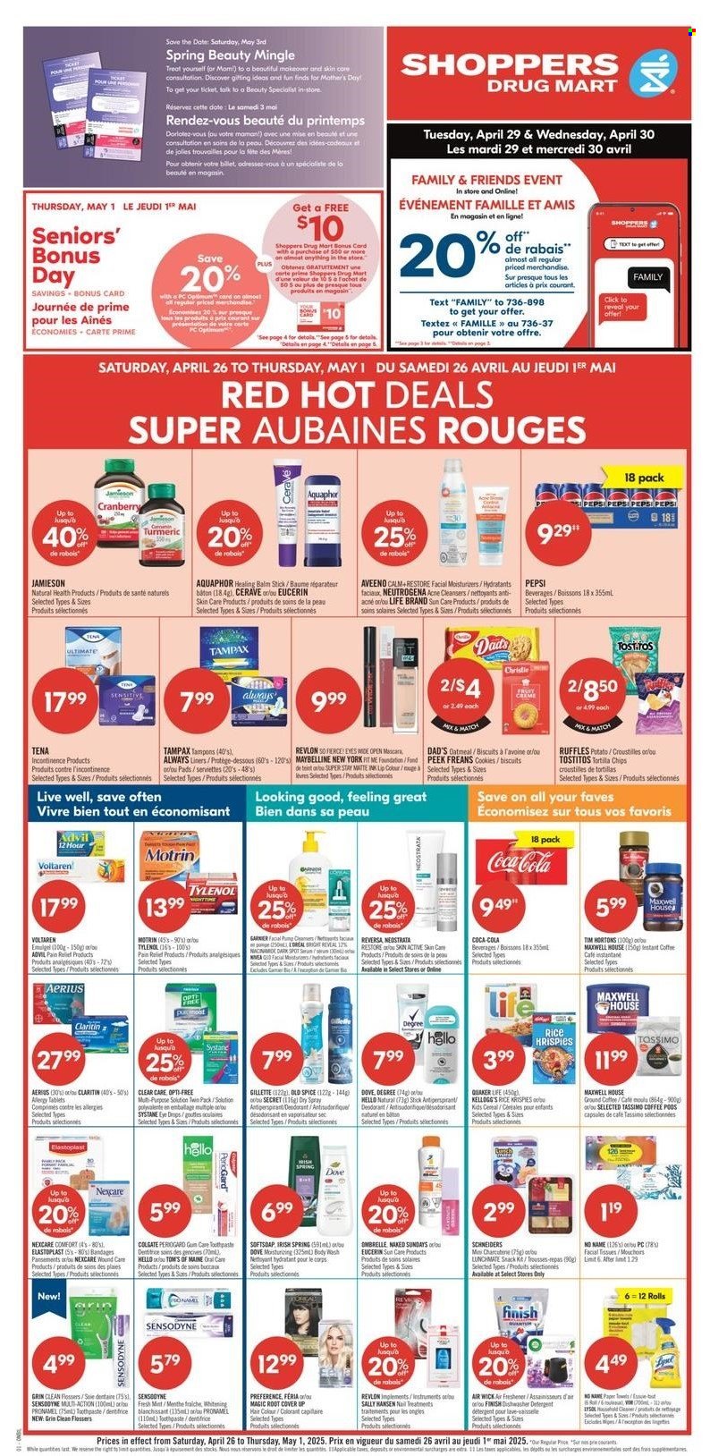 Shoppers Drug Mart flyer - April 26, 2025 - May 01, 2025. Page 1