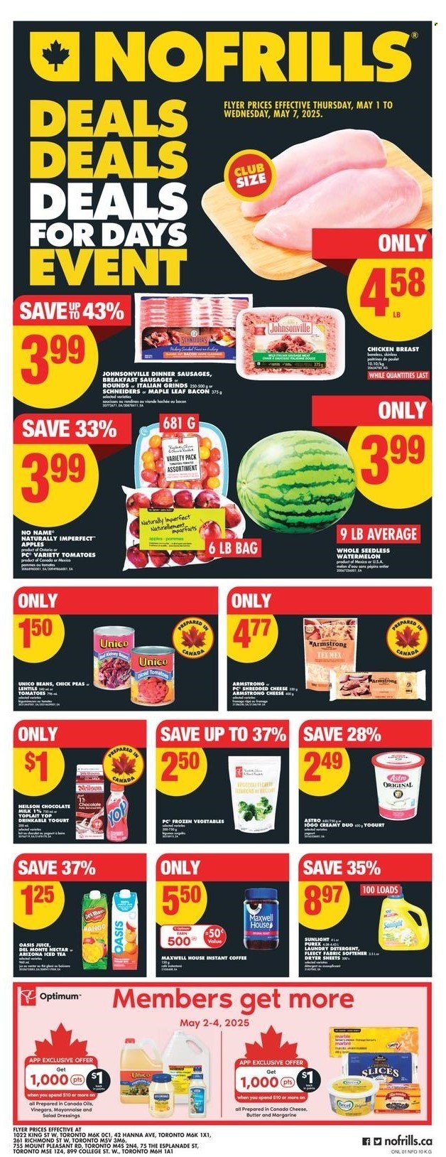 No Frills flyer - May 01, 2025 - May 07, 2025. Page 1