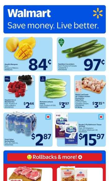 Walmart Flyer - May 01, 2025 - May 07, 2025.