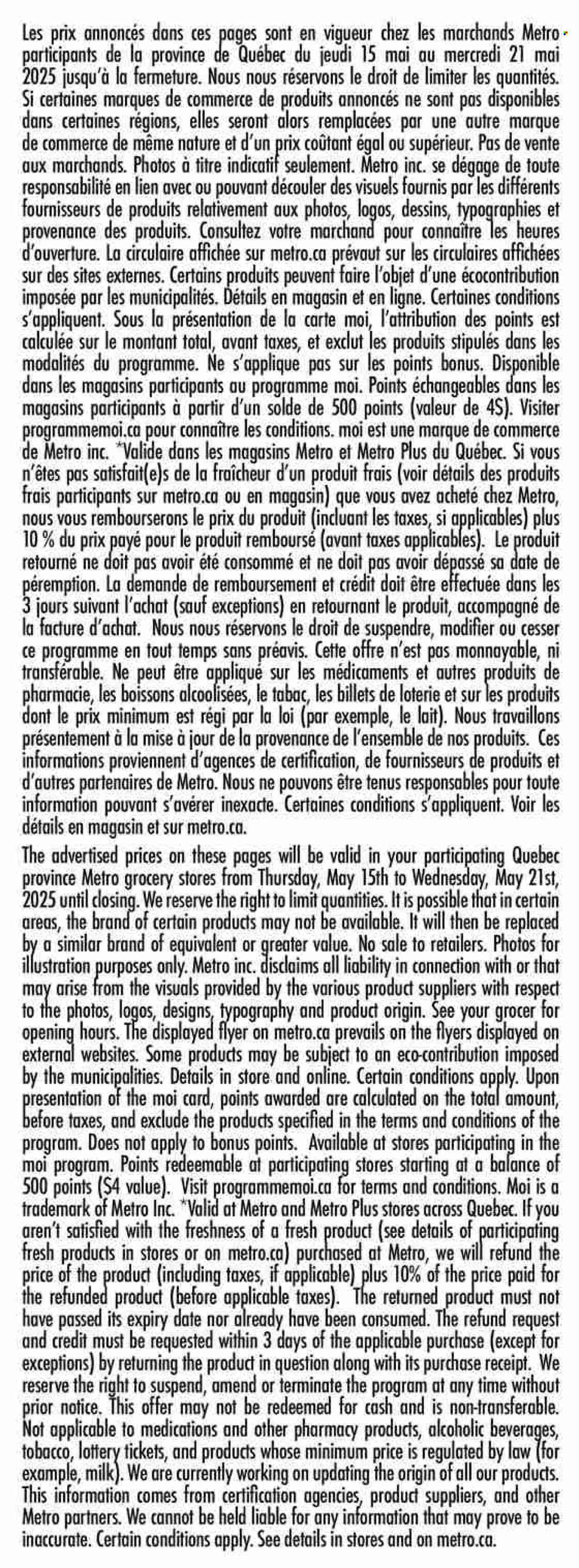Metro flyer - May 15, 2025 - May 21, 2025. Page 22