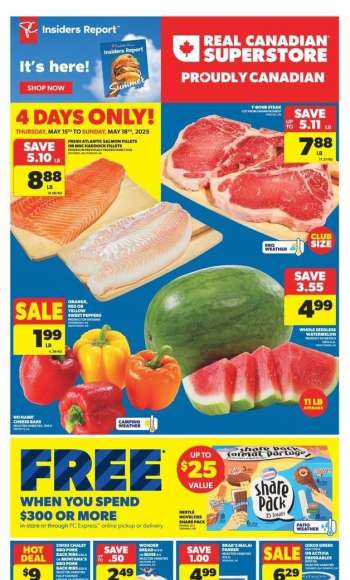 Circulaire Real Canadian Superstore - 15 Mai 2025 - 21 Mai 2025.