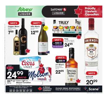Circulaire Sobeys Liquor - 22 Mai 2025 - 28 Mai 2025.