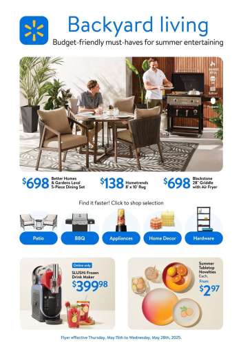 Walmart Flyer - May 15, 2025 - May 28, 2025.