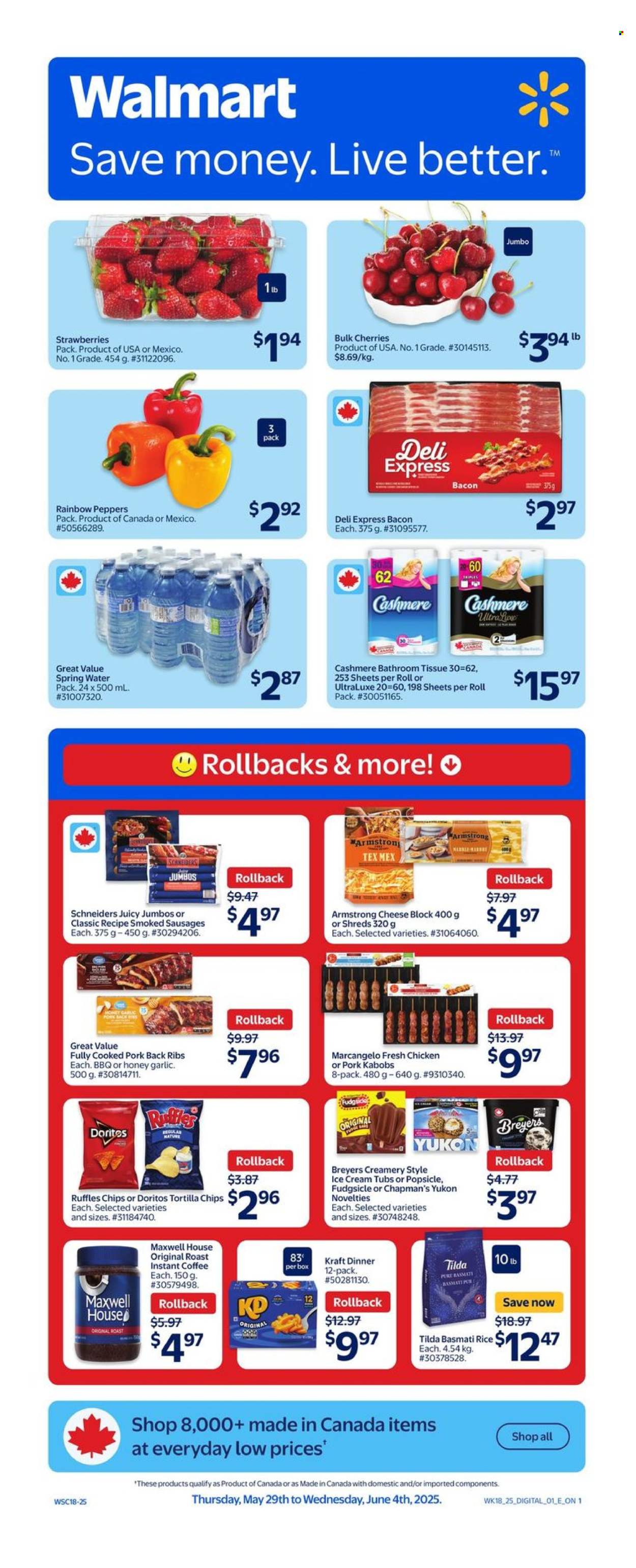 Walmart flyer - May 29, 2025 - June 04, 2025. Page 1