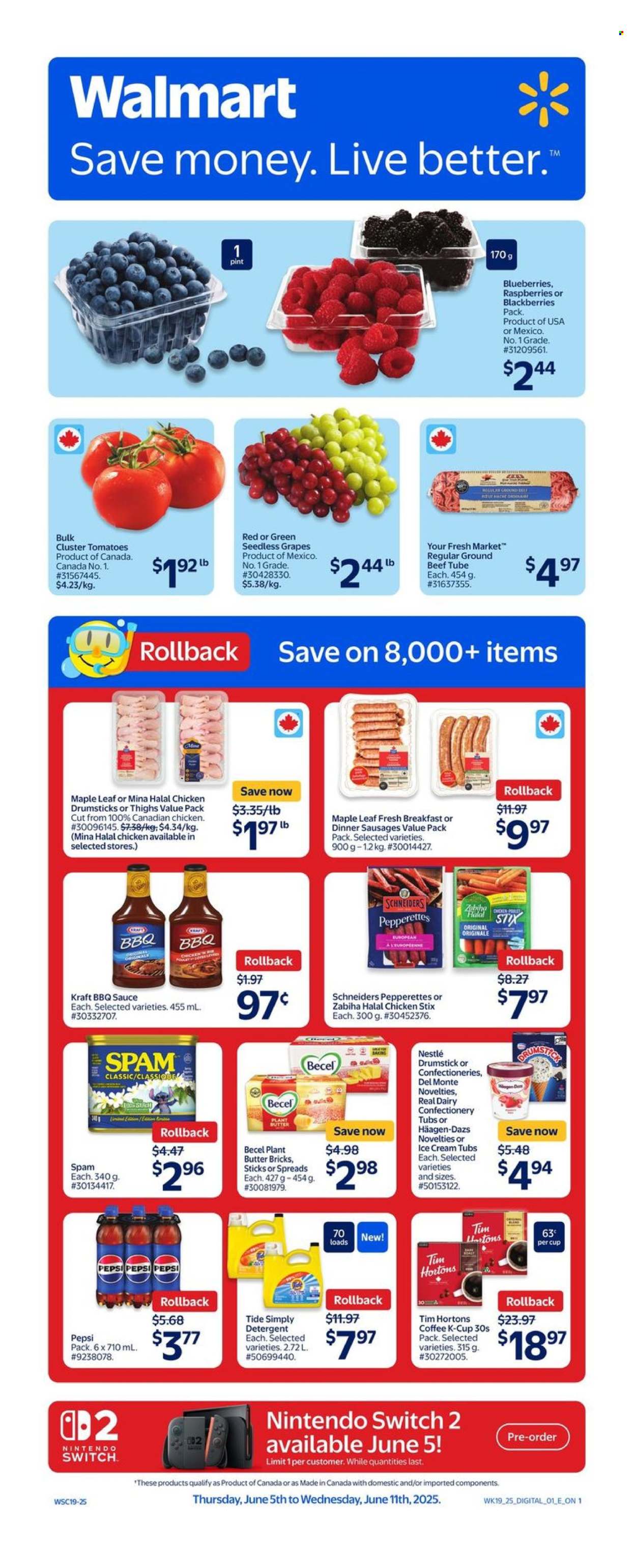 Walmart flyer - June 05, 2025 - June 11, 2025. Page 1