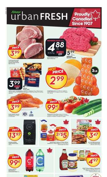 Circulaire Sobeys Urban Fresh - 05 Juin 2025 - 11 Juin 2025.
