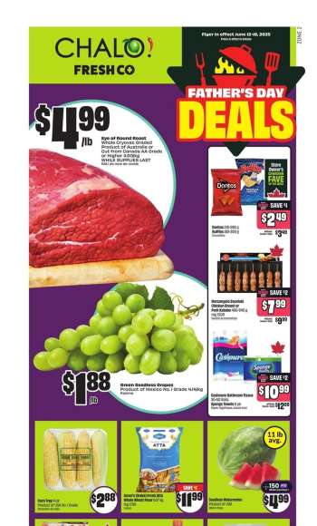 Chalo! FreshCo. Flyer - June 12, 2025 - June 18, 2025.