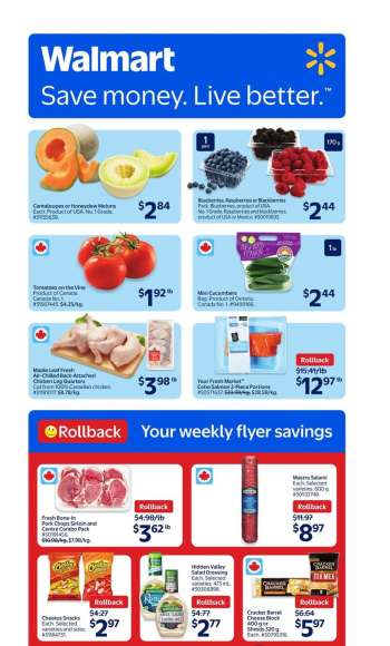 Circulaire Walmart - 03 Juillet 2025 - 09 Juillet 2025.