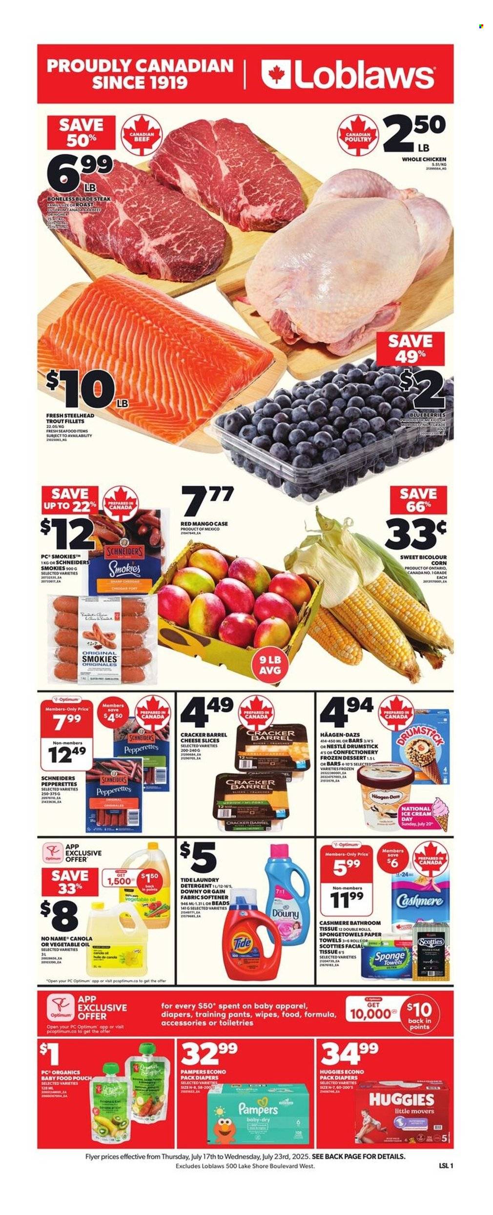 Loblaws flyer - July 17, 2025 - July 23, 2025. Page 1