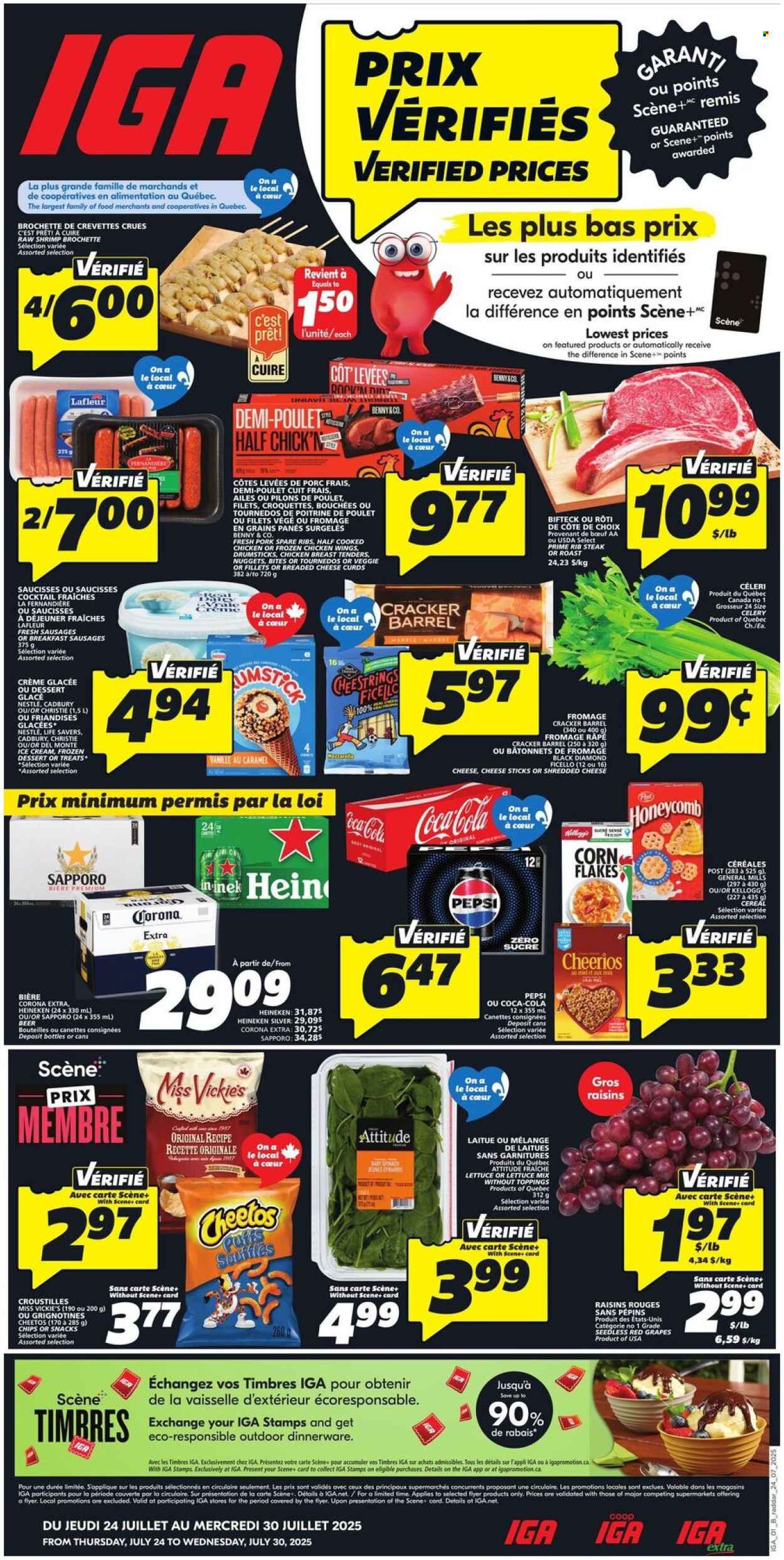 IGA flyer - July 24, 2025 - July 30, 2025. Page 1
