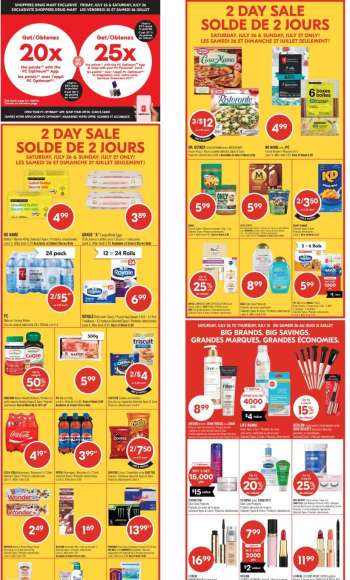 Circulaire Shoppers Drug Mart - 26 Juillet 2025 - 31 Juillet 2025.