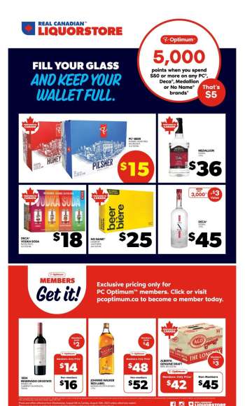 Real Canadian Liquorstore Flyer - August 06, 2025 - August 10, 2025.