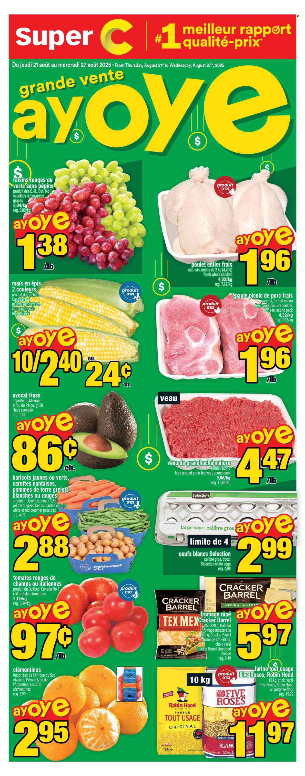 Super C flyer - August 21, 2025 - August 27, 2025. Page 1