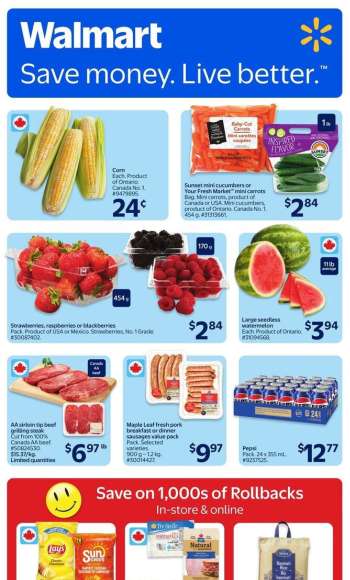 Circulaire Walmart - 28 Août 2025 - 03 Septembre 2025.