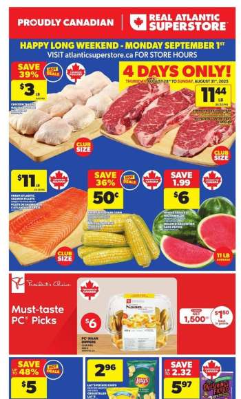 Atlantic Superstore Flyer - August 28, 2025 - September 03, 2025.