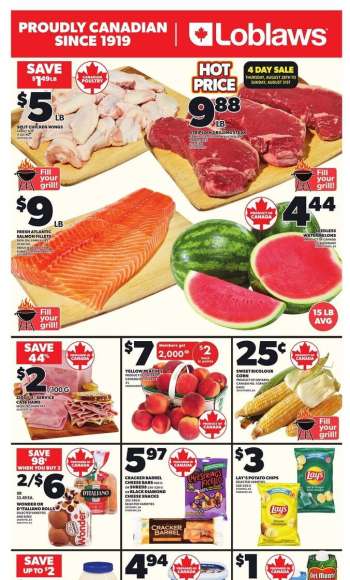 Circulaire Loblaws - 28 Août 2025 - 03 Septembre 2025.
