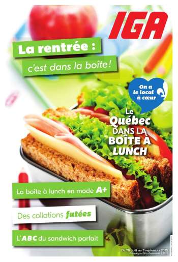 IGA Flyer - August 28, 2025 - September 03, 2025.