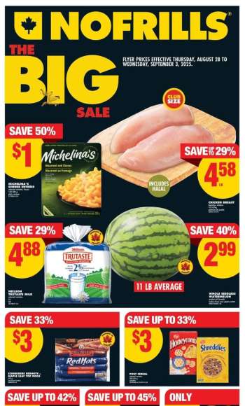 No Frills Flyer - August 28, 2025 - September 03, 2025.