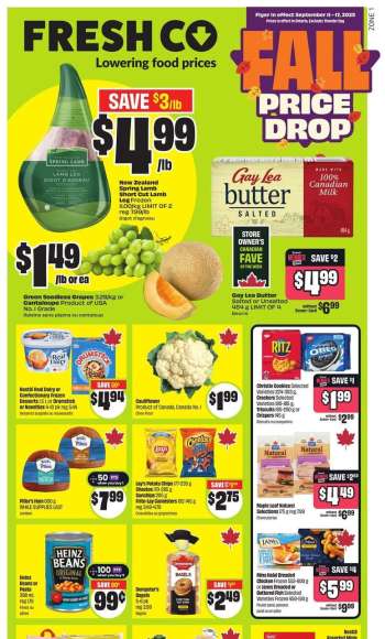 FreshCo. Flyer - September 11, 2025 - September 17, 2025.