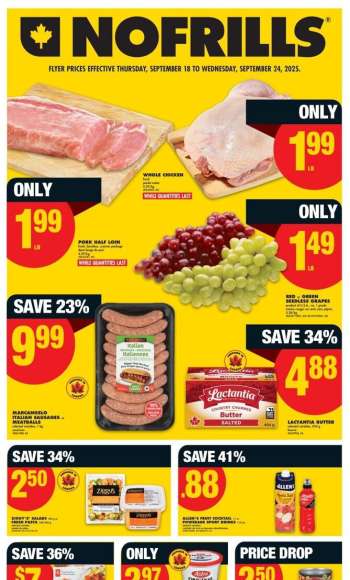 No Frills Flyer - September 18, 2025 - September 24, 2025.