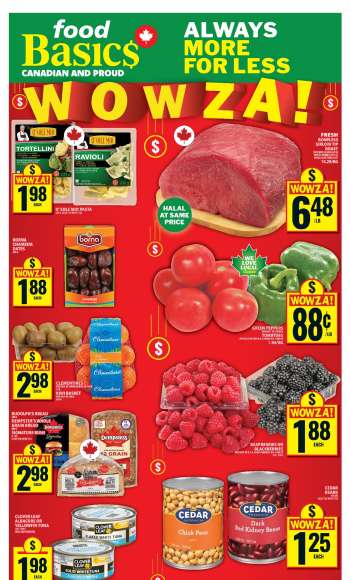 Circulaire Food Basics - 18 Septembre 2025 - 24 Septembre 2025.