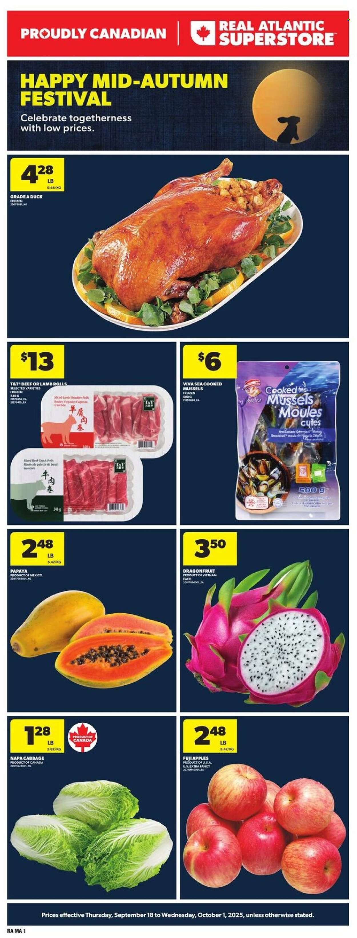 Atlantic Superstore flyer - September 18, 2025 - October 01, 2025. Page 1