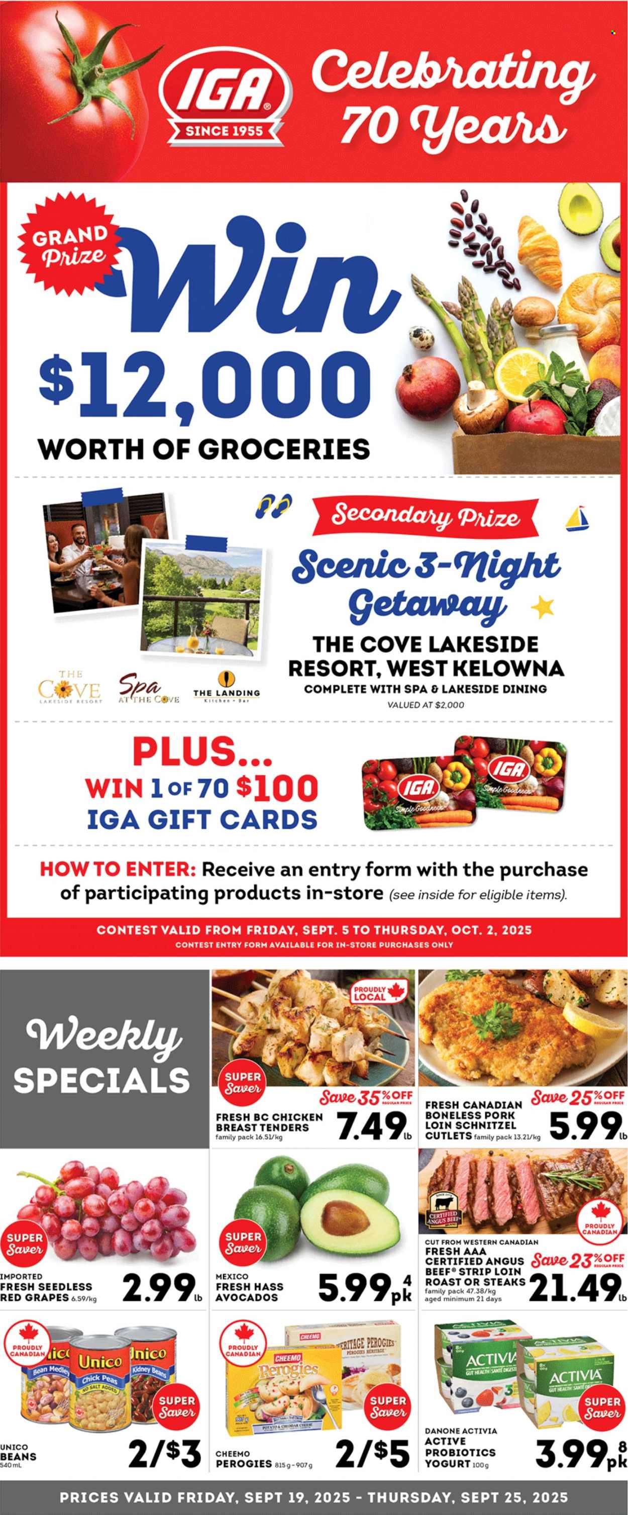 IGA Simple Goodness flyer - September 19, 2025 - September 25, 2025. Page 1