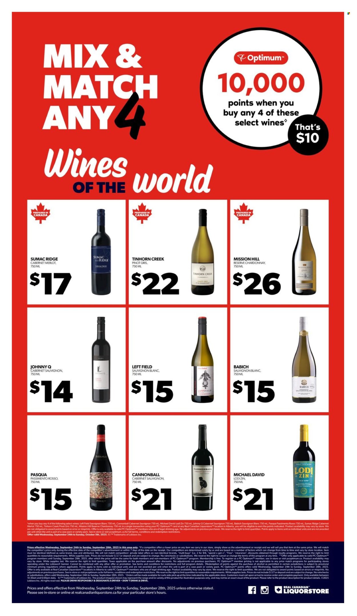 Real Canadian Liquorstore flyer - September 24, 2025 - September 28, 2025. Page 8