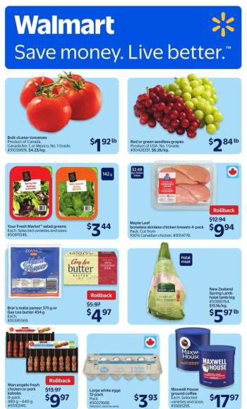 Circulaire Walmart - 25 Septembre 2025 - 01 Octobre 2025.