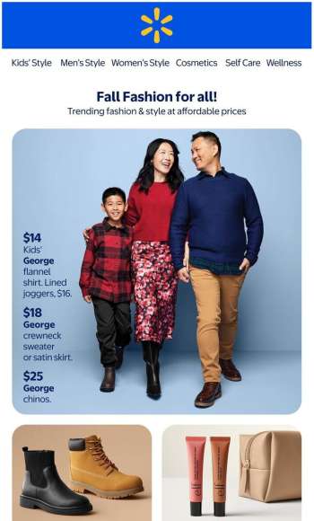 Circulaire Walmart - 25 Septembre 2025 - 22 Octobre 2025.