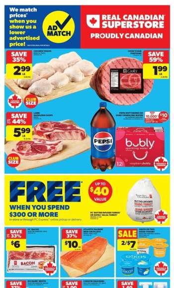 Circulaire Real Canadian Superstore - 25 Septembre 2025 - 01 Octobre 2025.