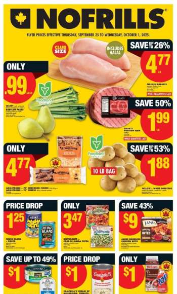 No Frills Flyer - September 25, 2025 - October 01, 2025.