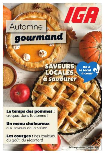 IGA Flyer - September 25, 2025 - October 01, 2025.