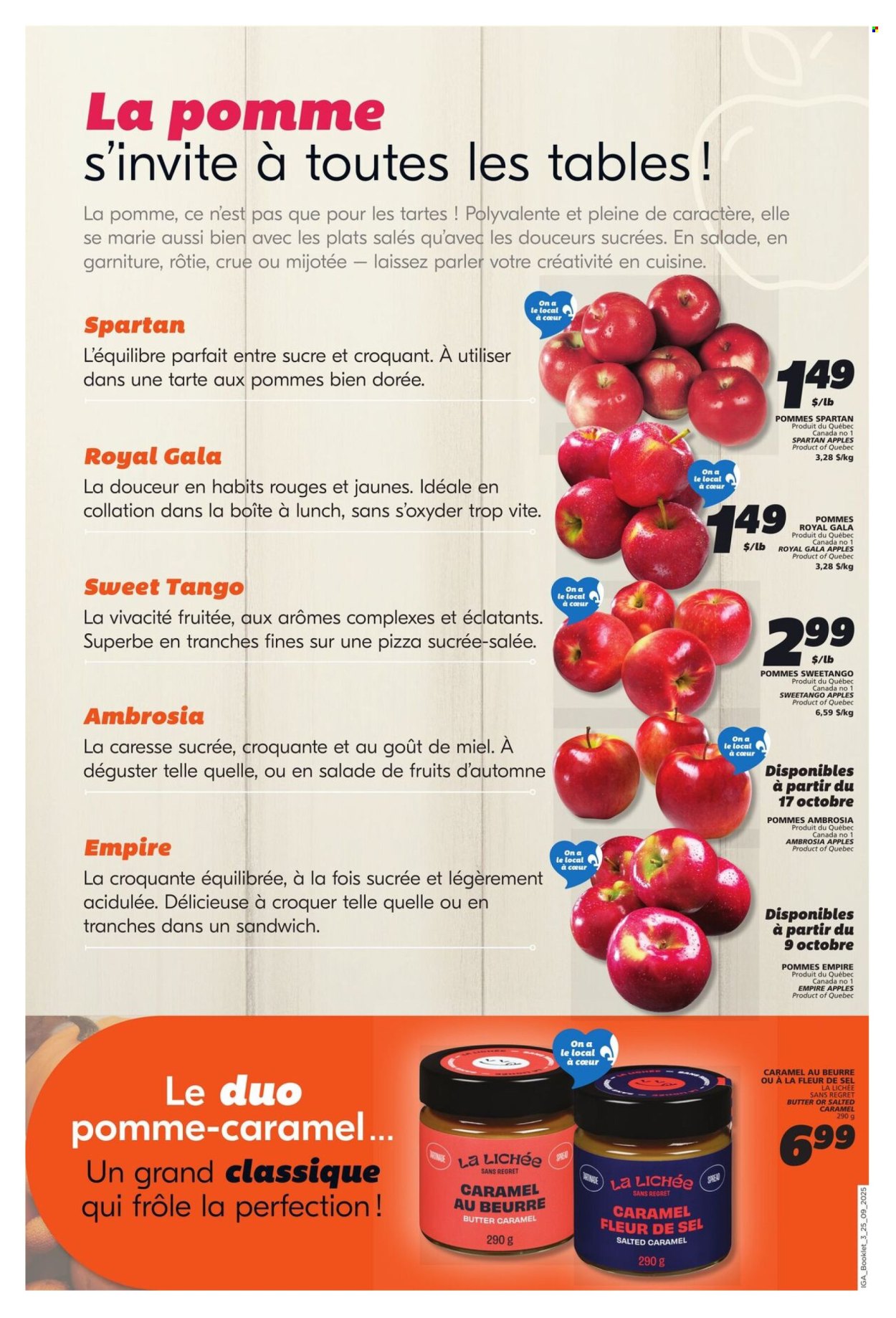 IGA flyer - September 25, 2025 - October 01, 2025. Page 3