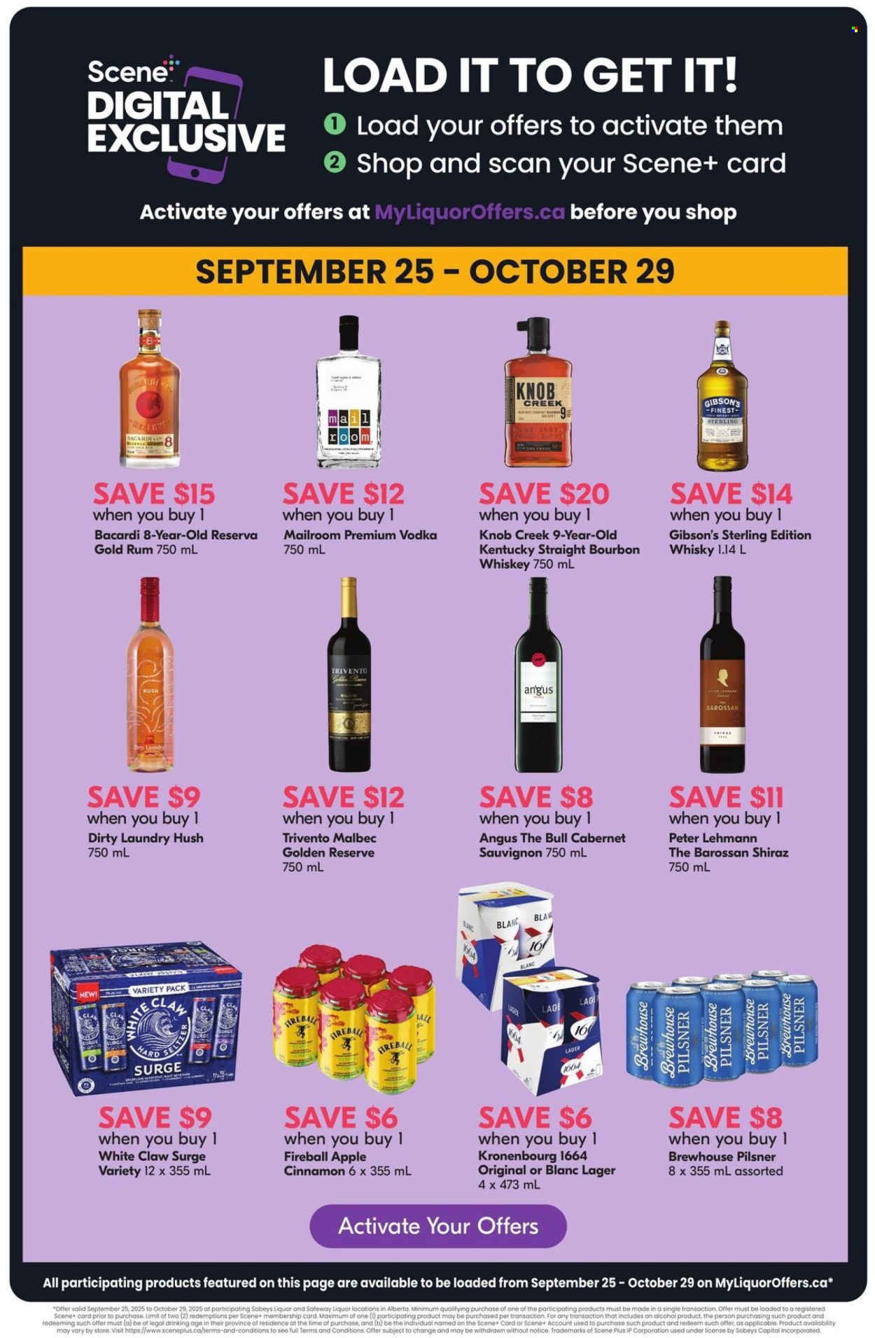 Sobeys Liquor flyer - September 25, 2025 - October 01, 2025. Page 4