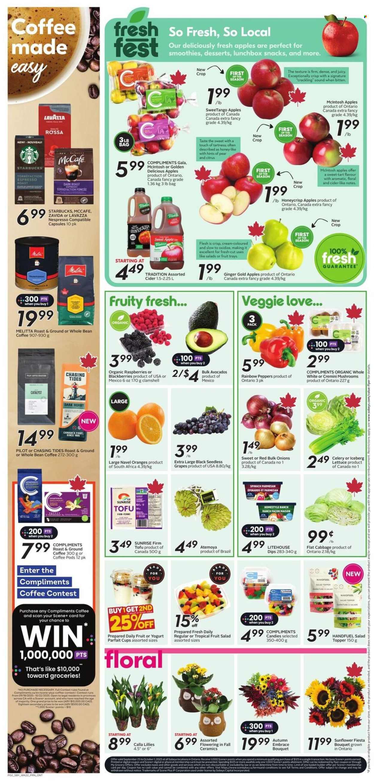 Sobeys flyer - September 25, 2025 - October 01, 2025. Page 4