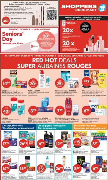 Shoppers Drug Mart Flyer - September 27, 2025 - October 02, 2025.