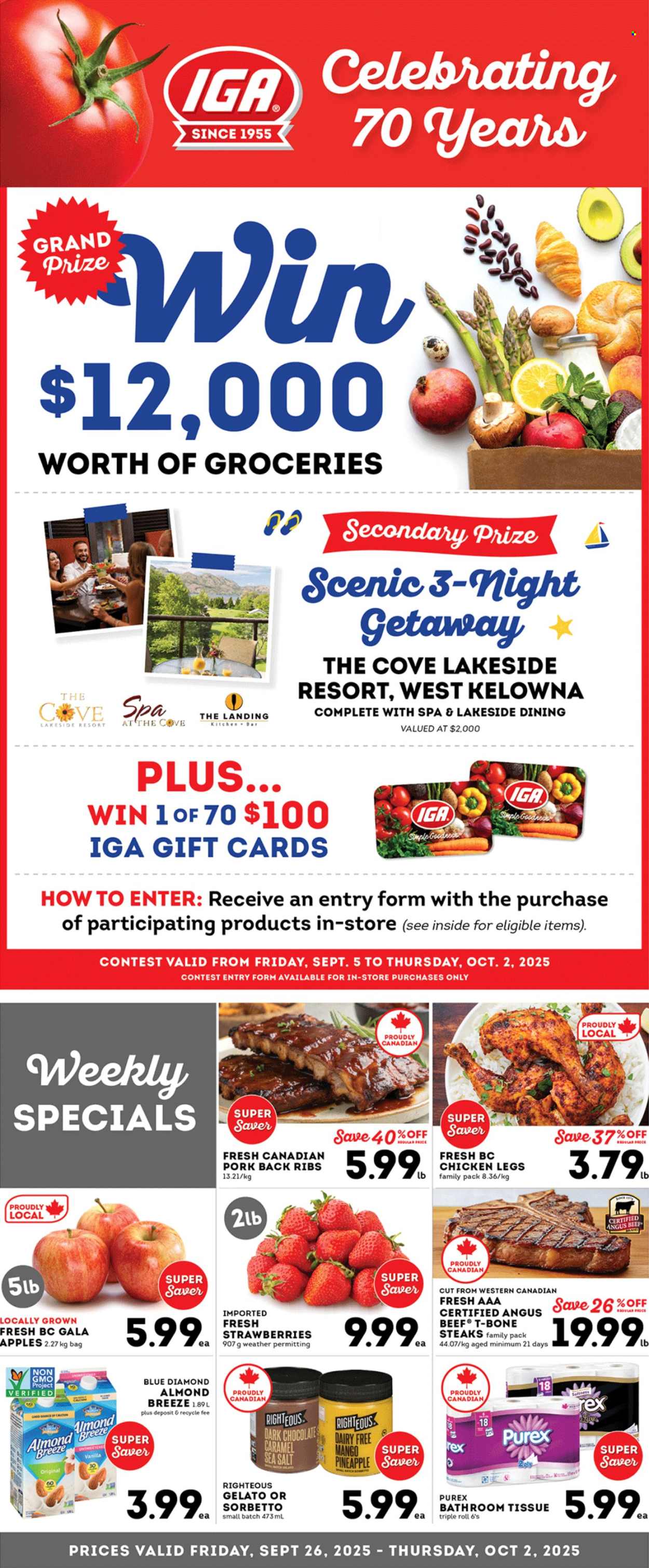 IGA Simple Goodness flyer - September 26, 2025 - October 02, 2025. Page 1