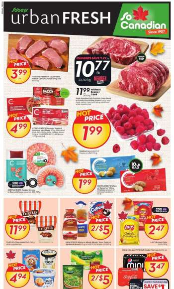 Sobeys Urban Fresh Flyer - October 02, 2025 - October 08, 2025.